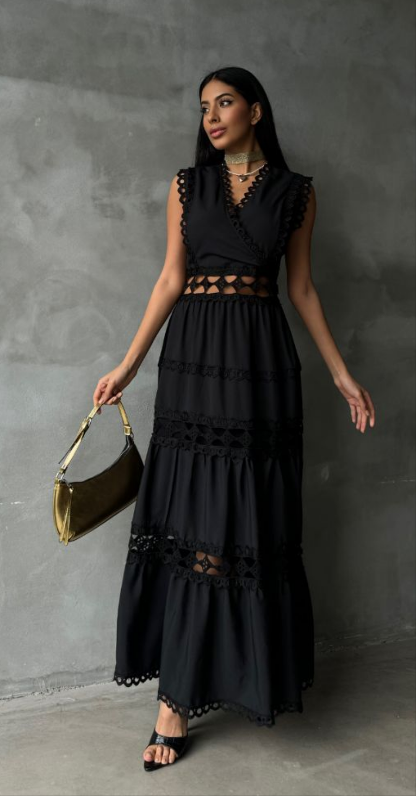 Sleeveless Long Dress - Velora Luxury Fashion