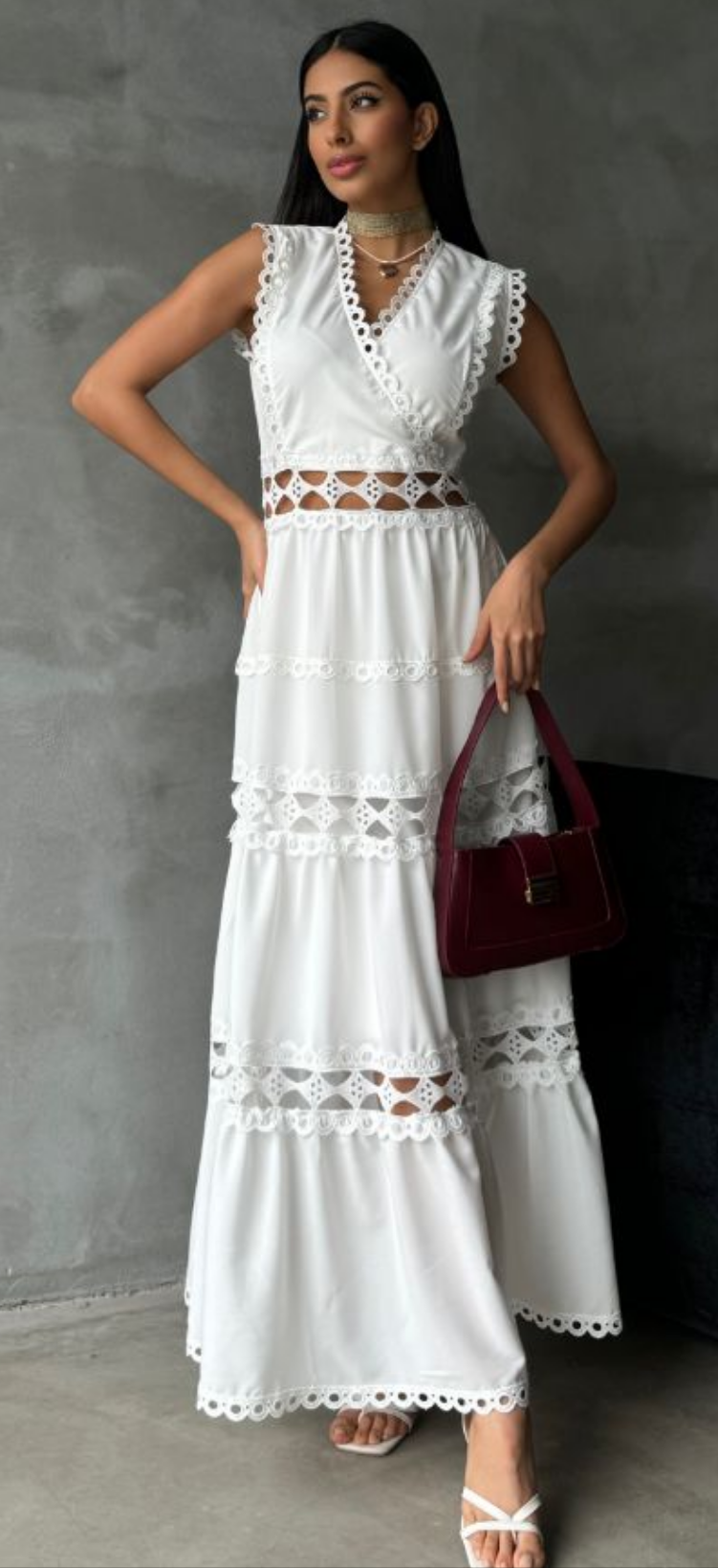 Sleeveless Long Dress - Velora Luxury Fashion