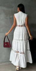 Sleeveless Long Dress - Velora Luxury Fashion