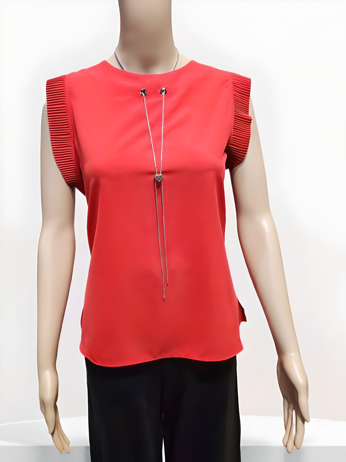 Sleeveless Top Neck Chain - Velora Luxury Fashion