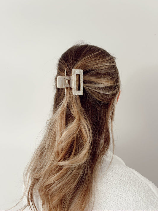 Small Square Claw Hair Clip 5CM - Velora Luxury Fashion