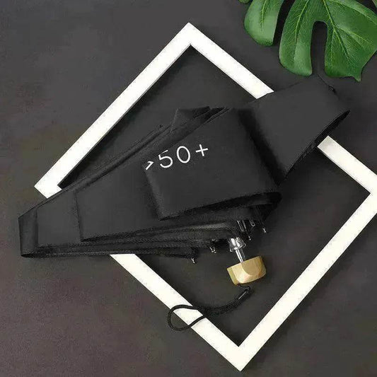 Small and Portable Umbrella Dual-use Folding Five-fold Umbrella - Velora
