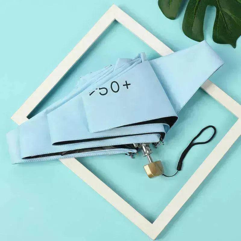 Small and Portable Umbrella Dual-use Folding Five-fold Umbrella - Velora