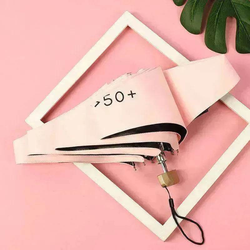 Small and Portable Umbrella Dual-use Folding Five-fold Umbrella - Velora