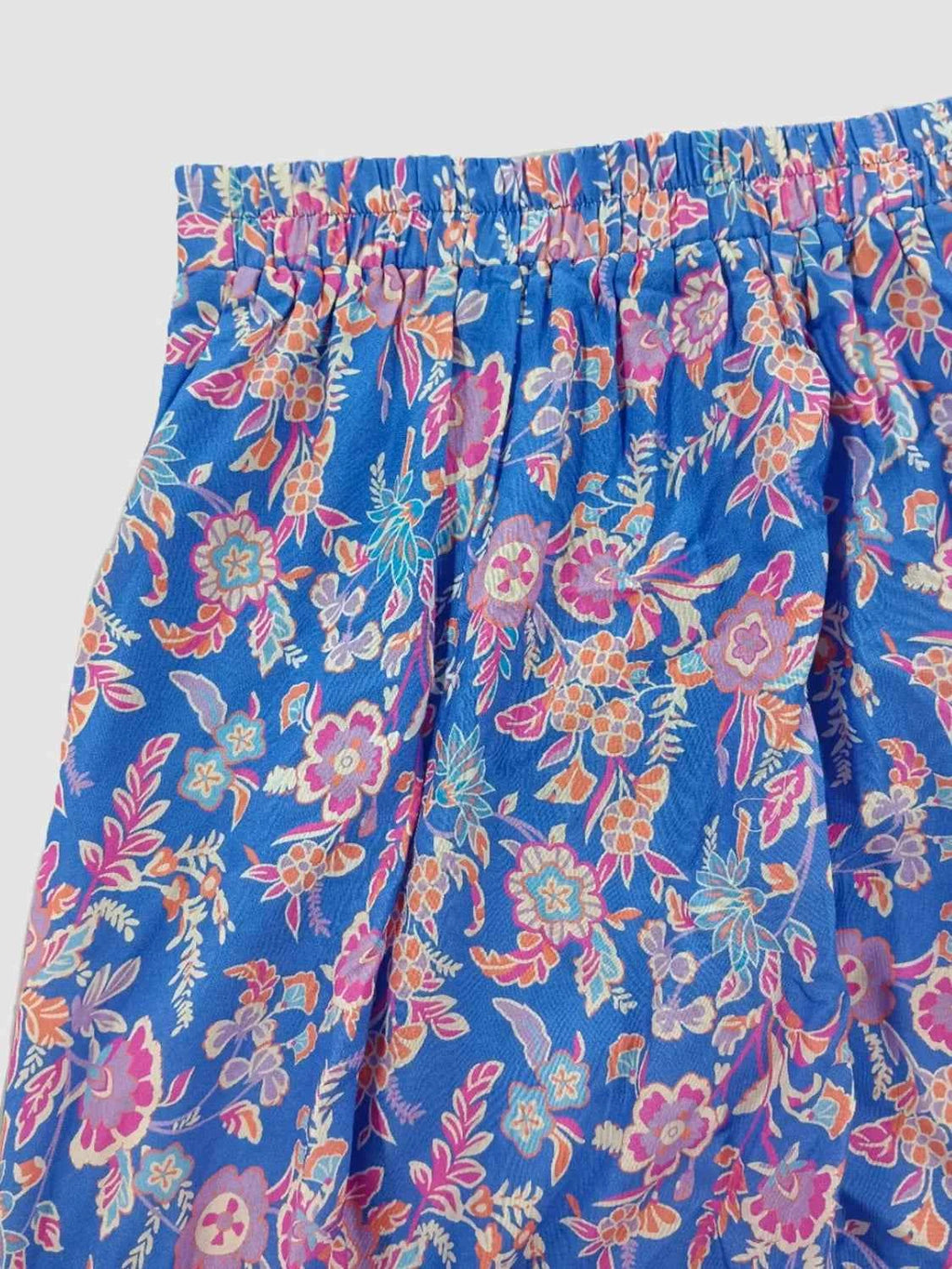 Smocked Off-Shoulder Printed Top and Skirt Set