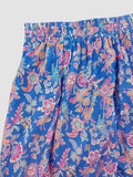 Smocked Off-Shoulder Printed Top and Skirt Set