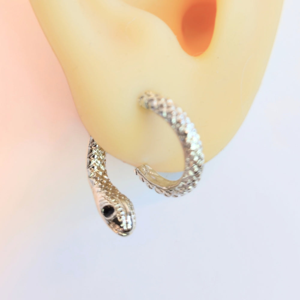 Curious Snake Illusion Earrings - Velora