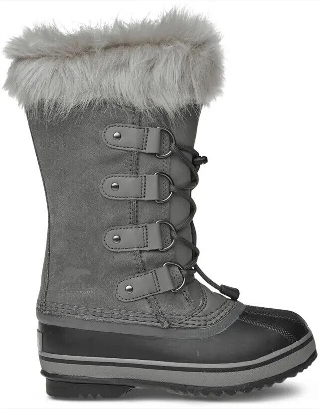 Sorel Youth Joan of Arctic Knit Waterproof Snow Boot, Size 1 - Velora Luxury Fashion