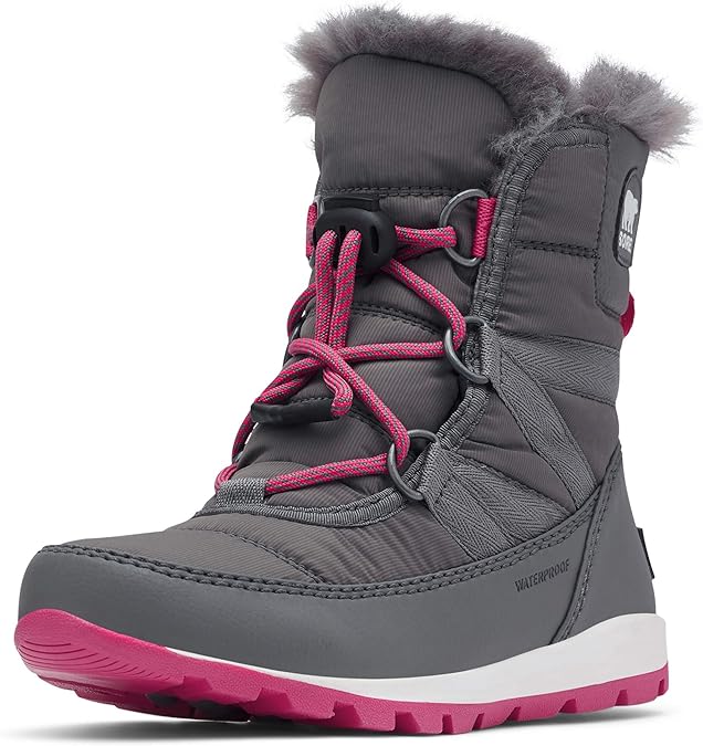 Sorel Youth Whitney Short Lace -32F/-25F Winter Boots Size 3 US Youth - Velora Luxury Fashion