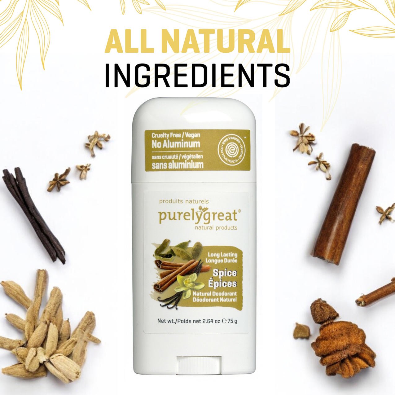 Spice Stick Deodorant - Velora Luxury Fashion