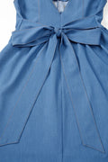 Square Neck Sleeveless Mini Dress - Velora Luxury Fashion