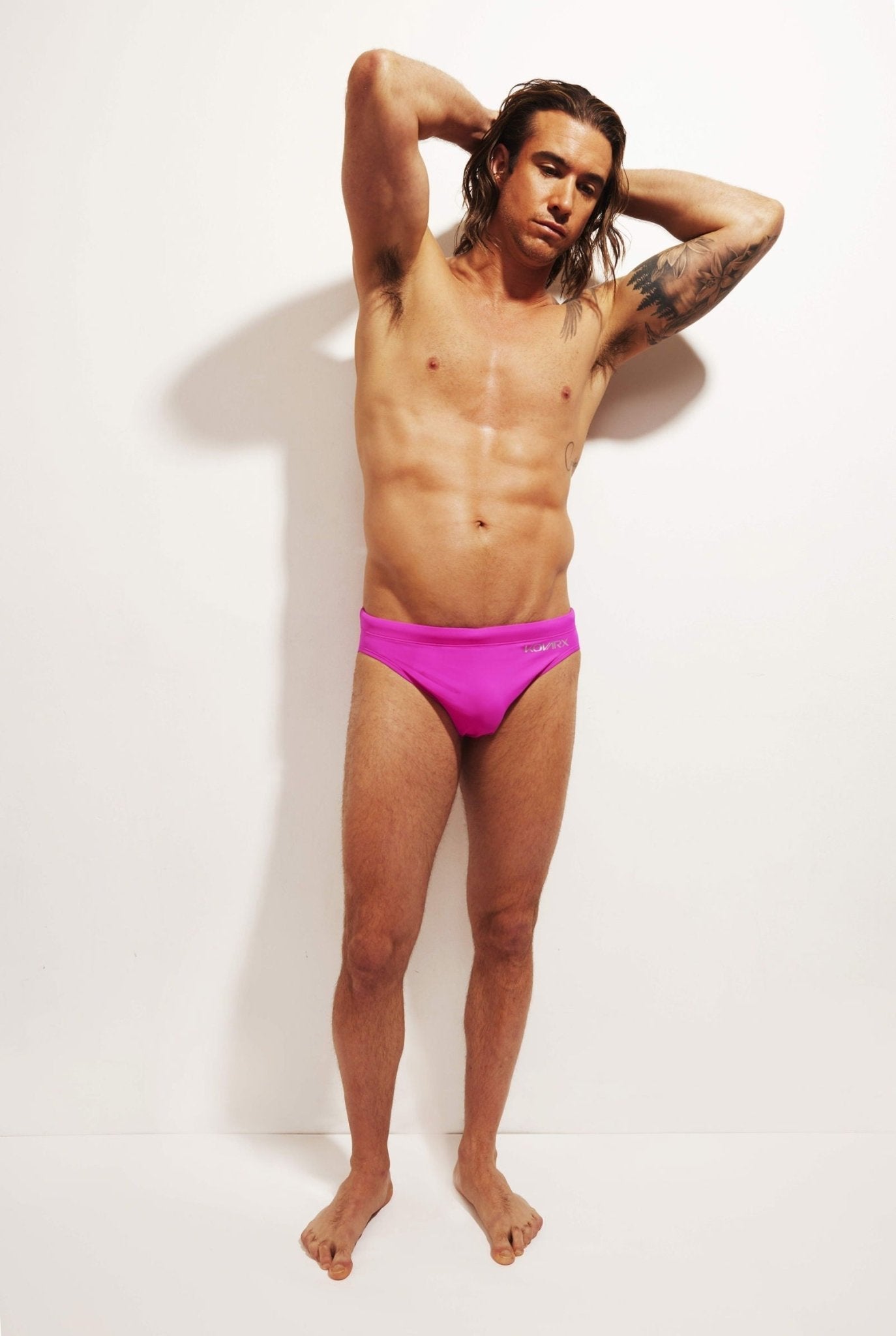 Stallion Swim Brief - Pink - Velora Luxury Fashion