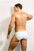 Stallion Swim Brief - White **NEW RELEASE** - Velora Luxury Fashion