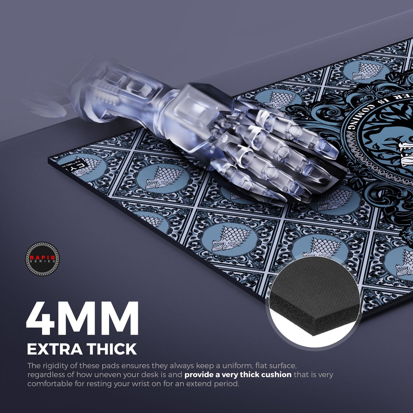 House Stark Gaming Mouse Pad - Velora