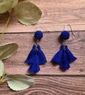 Statement Ball Tassel Earrings - Velora Luxury Fashion