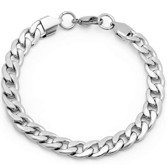 Steeltime Classic Cuban Bracelet Boutique of Leathers/Open Road