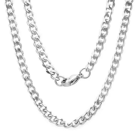 Steeltime Slim Cuban Chain Necklace Boutique of Leathers/Open Road