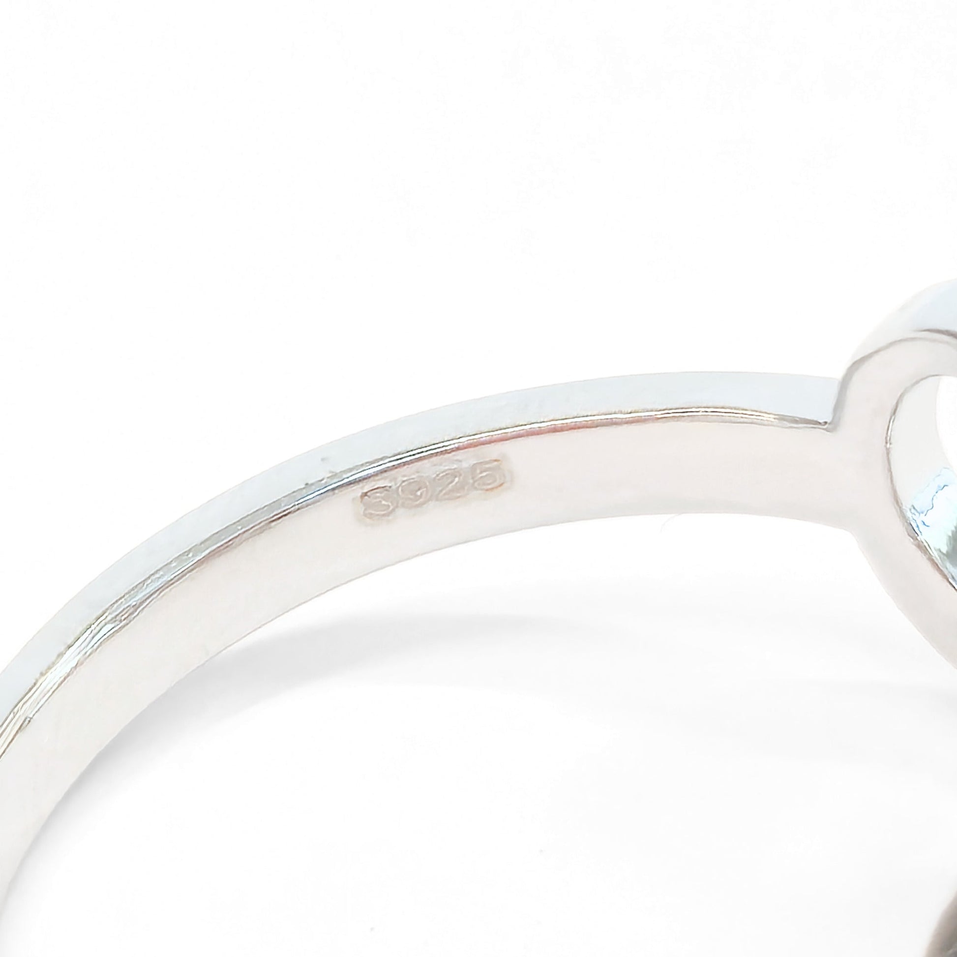 Sterling Silver Rose Gold Infinity Heart Ring - Velora