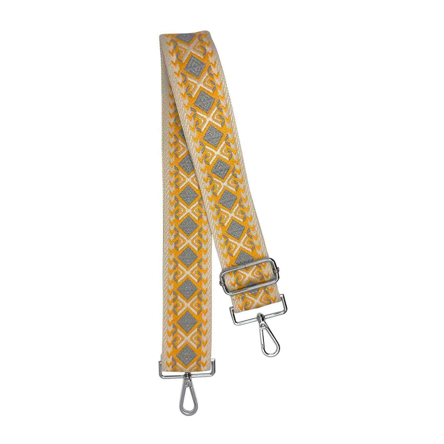 Stevie Woven Strap - Chrome