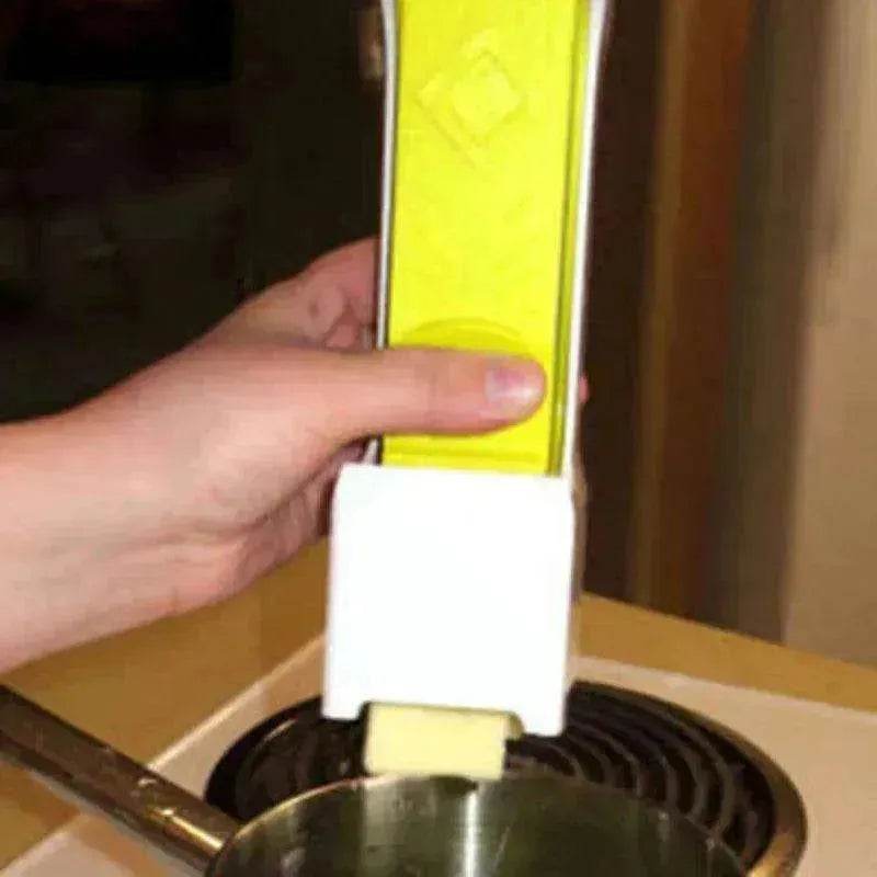 Stick Butter Cutter Cheese Slicer One-Button Dispenser Storage Box