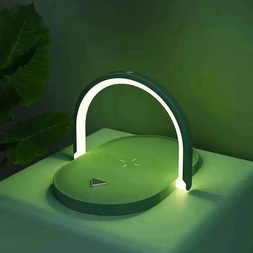 Stonego 3-in-1 Charger & Lamp: Fast 15W Charge - Velora
