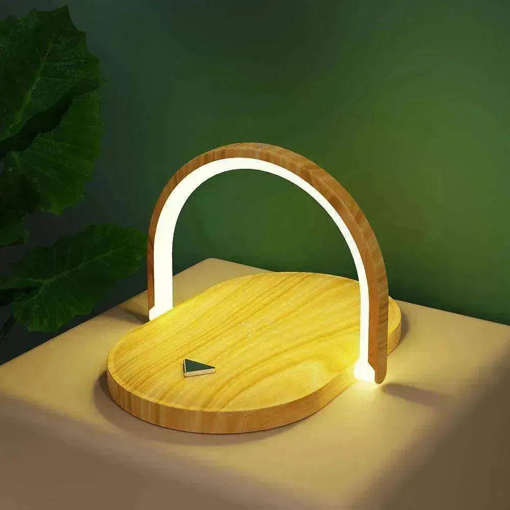 Stonego 3-in-1 Charger & Lamp: Fast 15W Charge - Velora