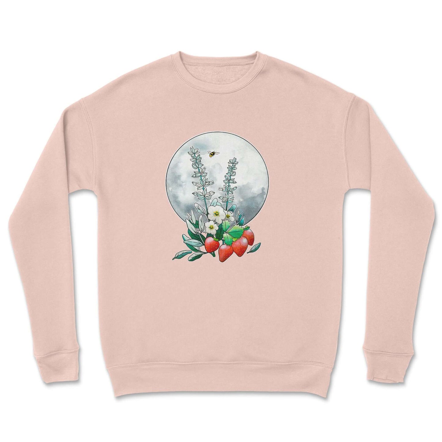 Strawberry Sage Crewneck Red Rebel Armour