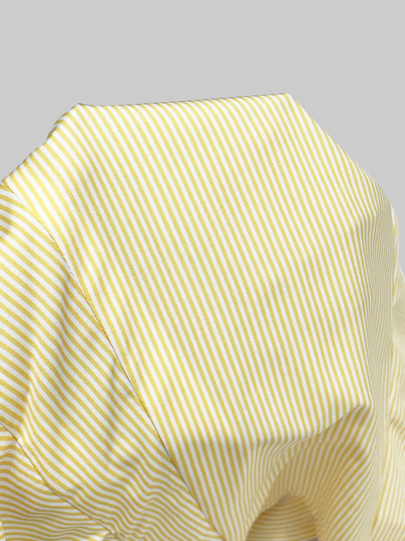 Striped Puff Sleeve Button-Up Shirt - Velora Luxury Fashion
