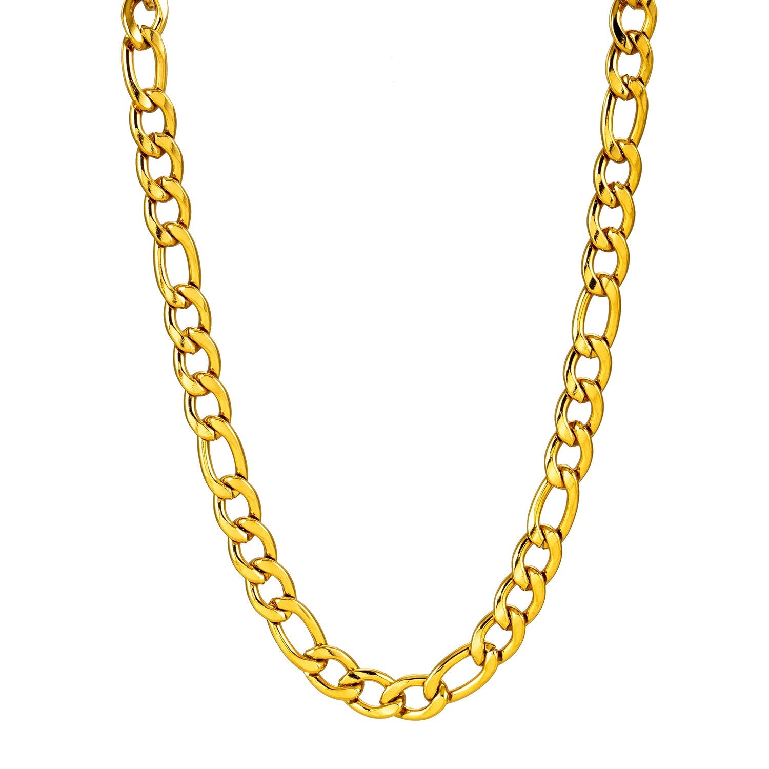 Style SUTTON: Cuban-Link Statement Chain Necklace in Gold - Velora Luxury Fashion