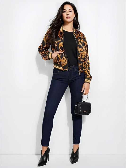 Stylish Bomber Jacket - Velora Luxury Fashion