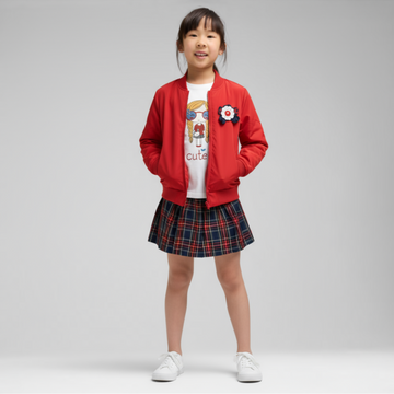 Stylish Square Girls Skirt Set - Velora Luxury Fashion