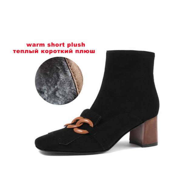 Suede Ankle Boot - Velora Luxury Fashion