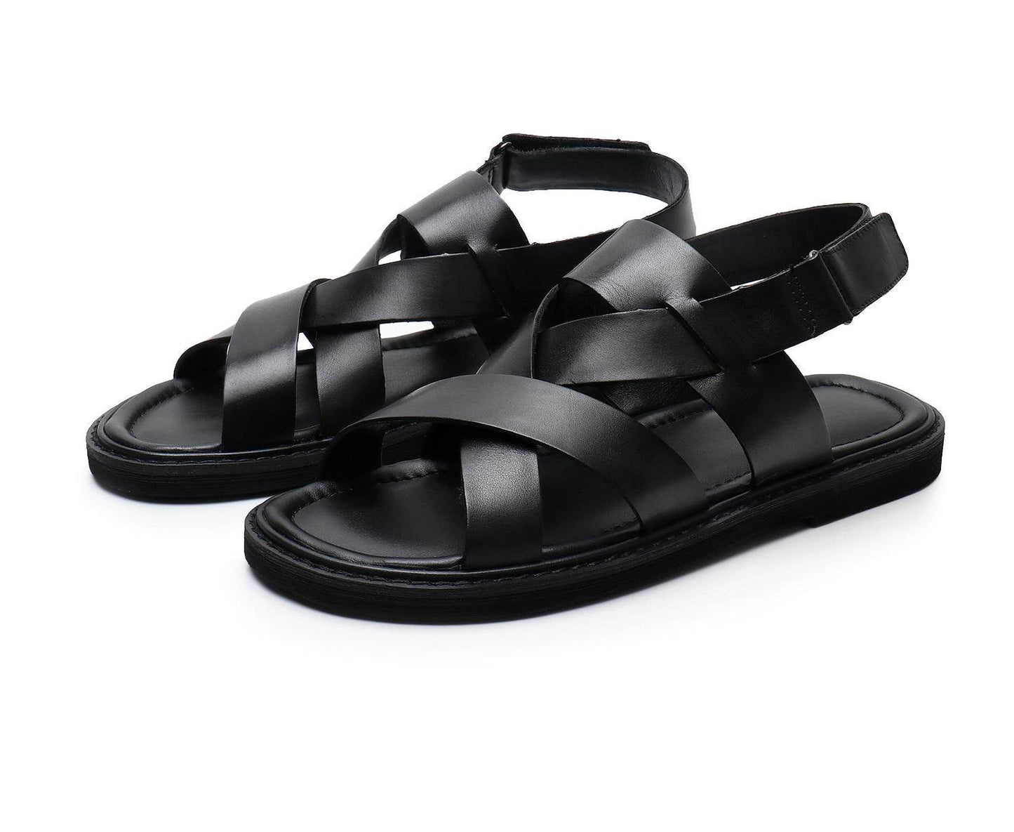 Summer Genuine Leather Casual Sandals Men EX-STOCK Canada