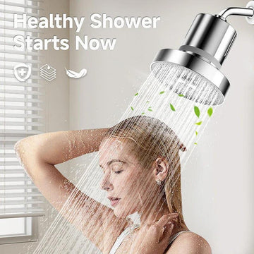 Supercharged Shower Integrated 15-layer Filter Scale And Chlorine Removal Shower Nozzle