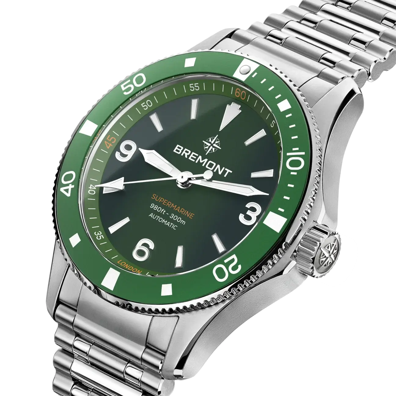 Bremont Supermarine 300M SM40-ND-SS-GN-B - Velora