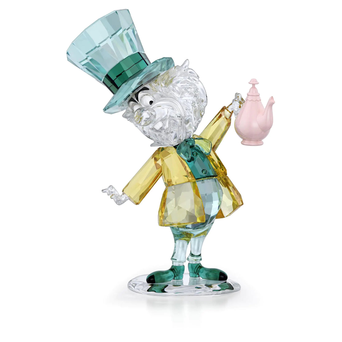 Swarovski Alice In Wonderland Mad Hatter Multicolored Crystals with Metal Accents Part of the Swarovski Alice in Wonderland Collection - Velora Luxury Fashion