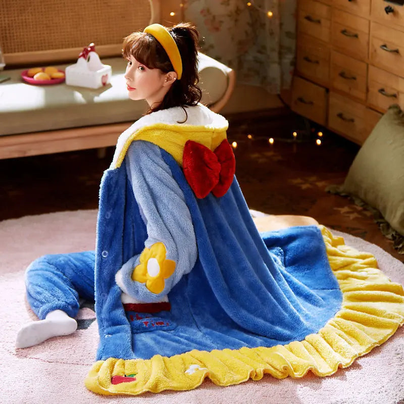 Sweet Fall Pajamas  Flannel Nightgown Women EX-STOCK Canada