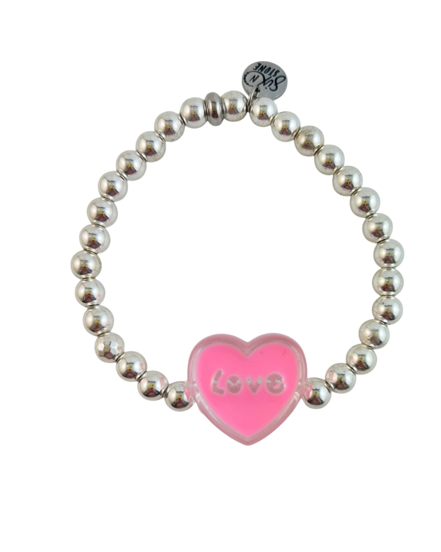 Sweetheart Hematite Bracelets - Mom and Mini - Velora Luxury Fashion