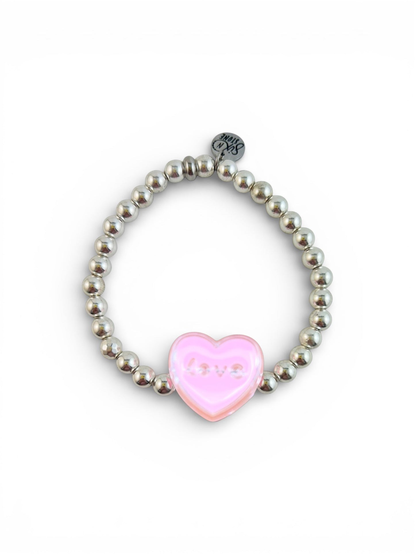 Sweetheart Hematite Bracelets - Mom and Mini - Velora Luxury Fashion
