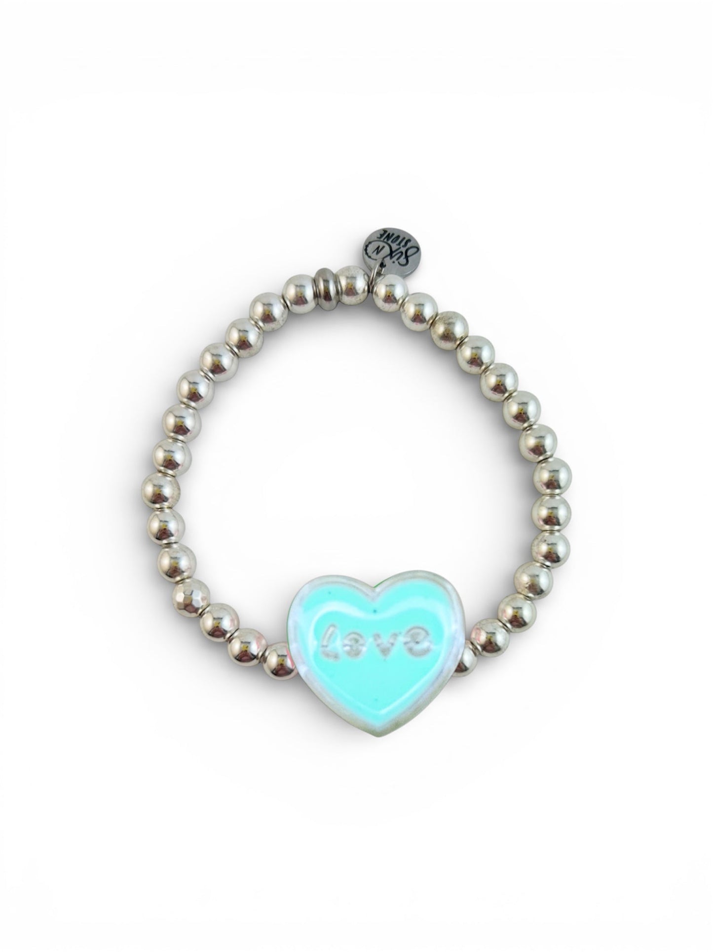 Sweetheart Hematite Bracelets - Mom and Mini - Velora Luxury Fashion