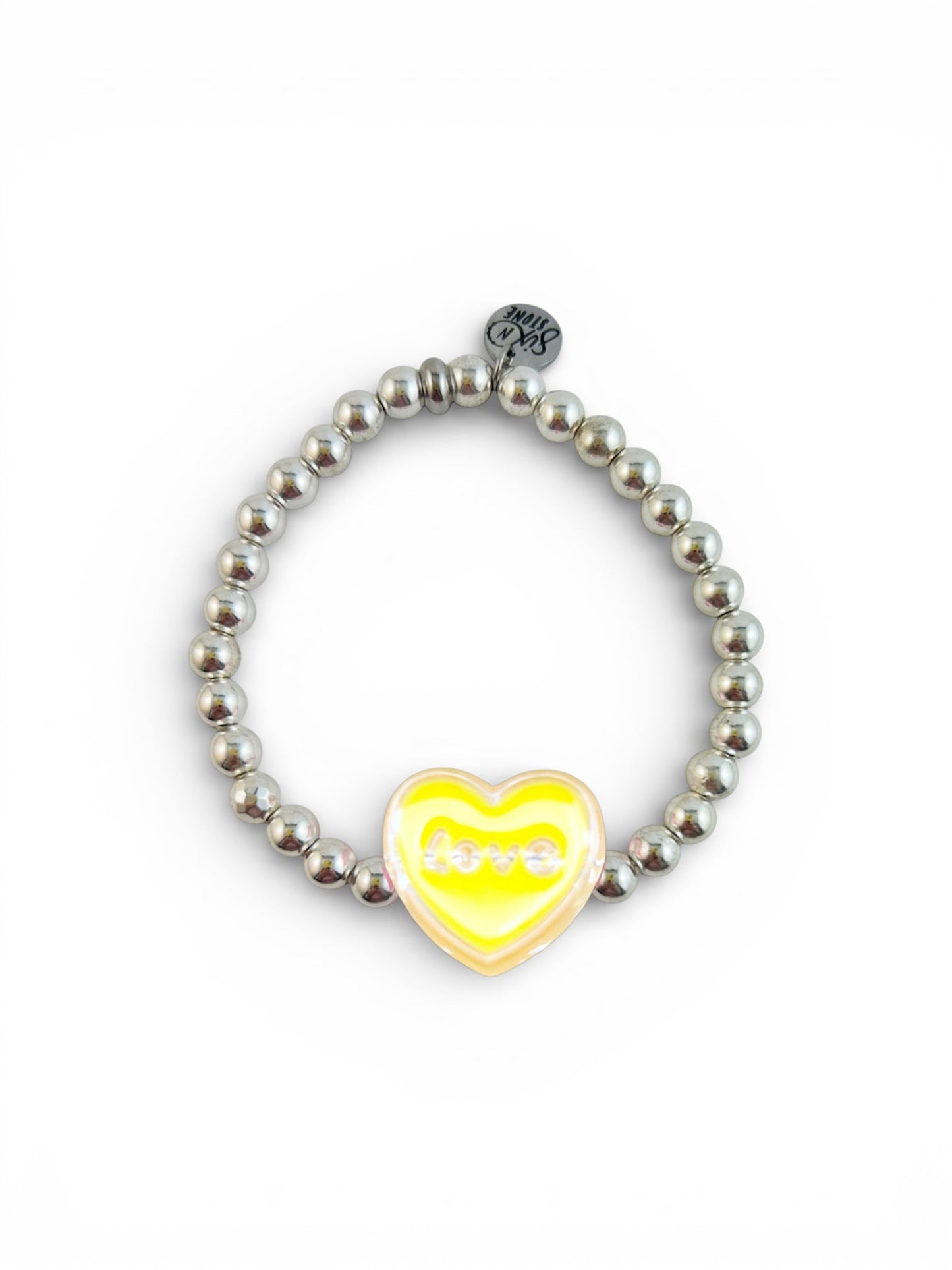 Sweetheart Hematite Bracelets - Mom and Mini - Velora Luxury Fashion