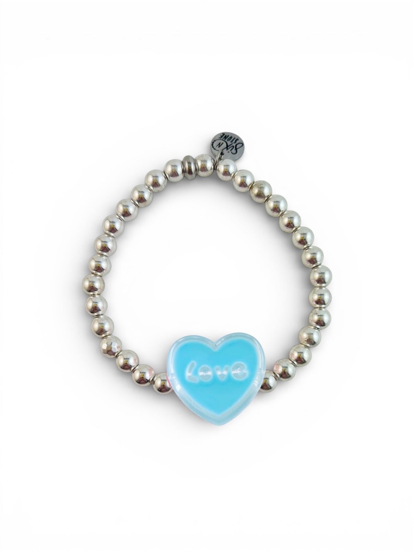 Sweetheart Hematite Bracelets - Mom and Mini - Velora Luxury Fashion