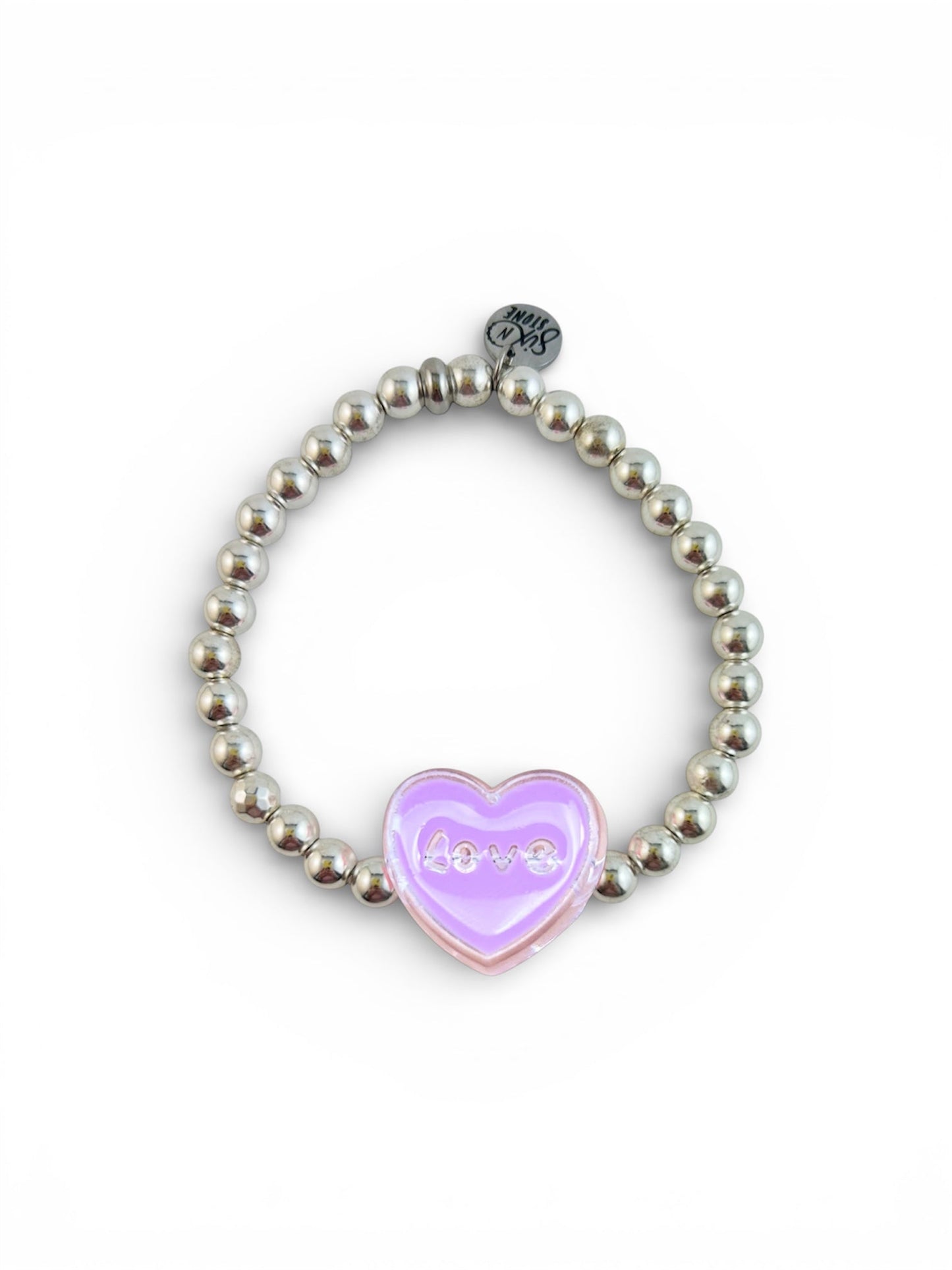 Sweetheart Hematite Bracelets - Mom and Mini - Velora Luxury Fashion