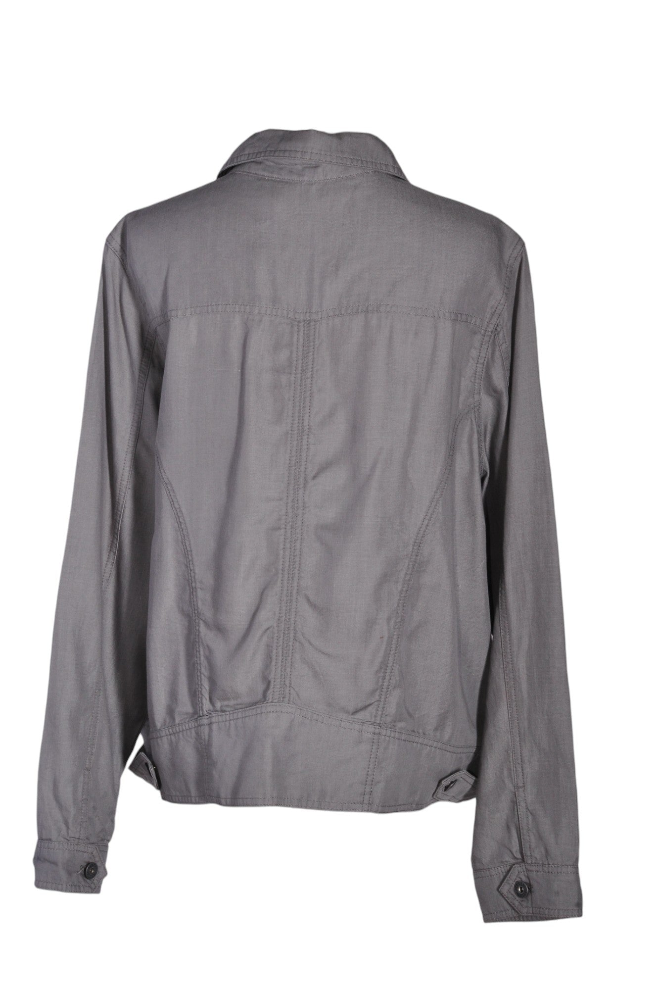 TAHARI Women Denim Jackets Regular fit in Gray - XL - Velora Luxury Fashion