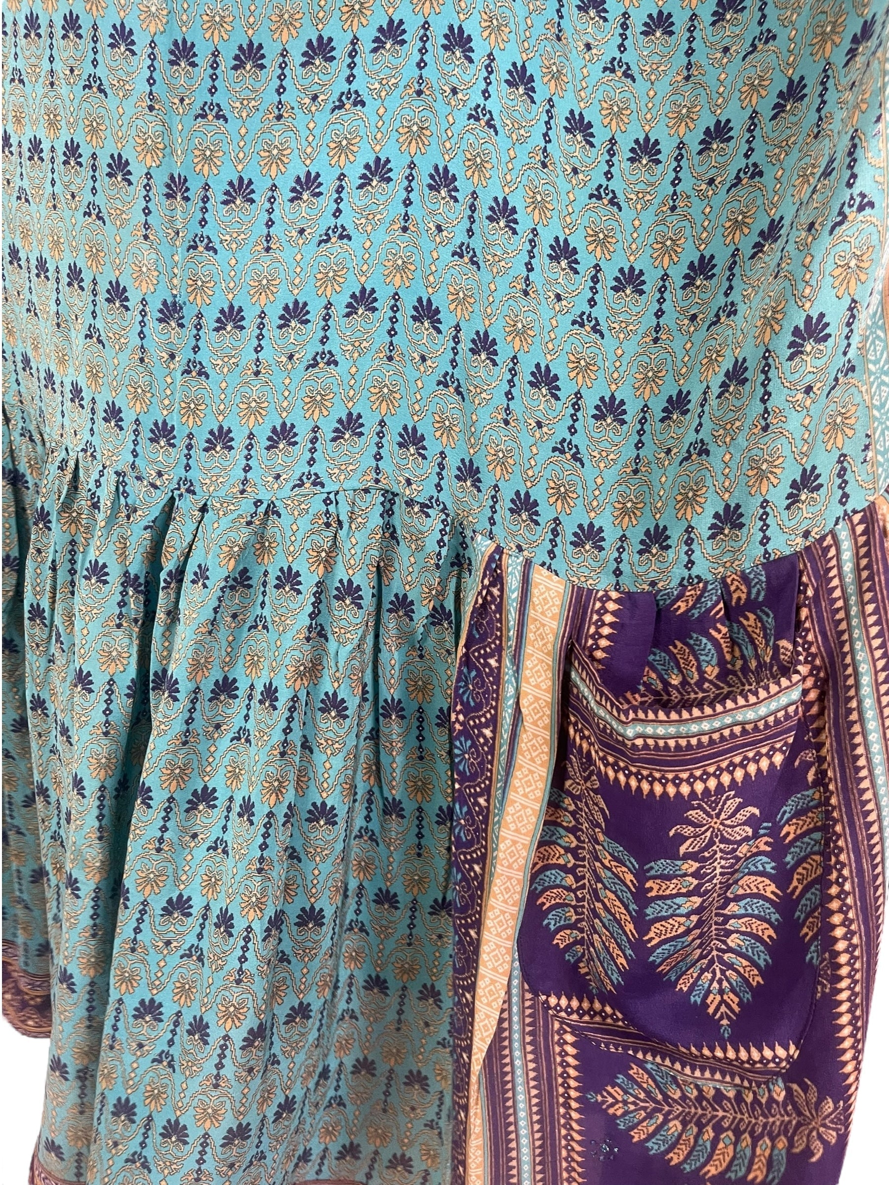 PRC3789 Avatar Pure Silk Boxy Babydoll Dress - Velora