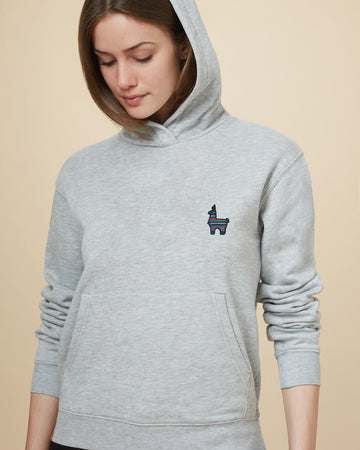 Peru Embroidered Llama Hoodie