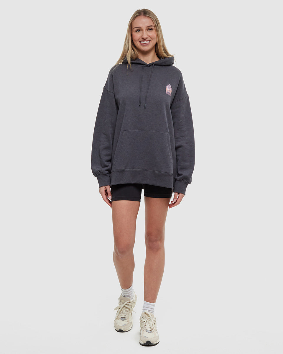 Emerald Edge Oversized Hoodie