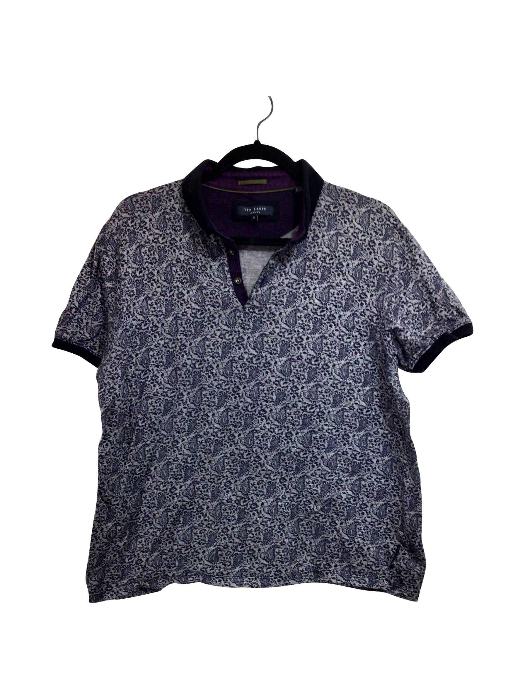 TED BAKER Regular fit T-shirt in Blue - 5 - Velora