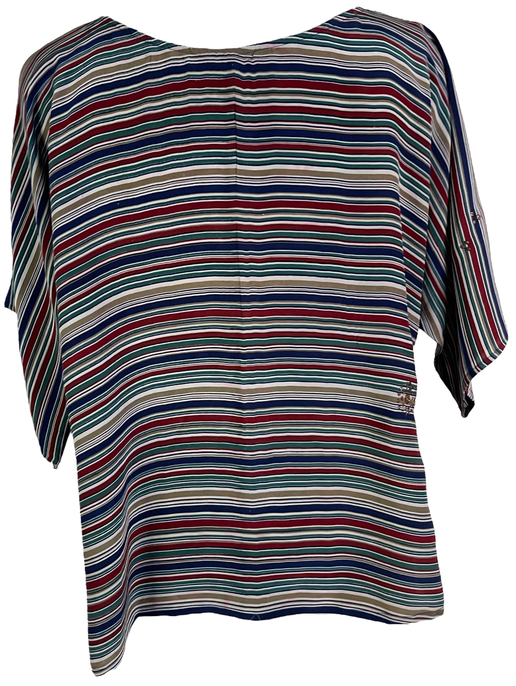 PRC6653 Avatar Pure Silk Side Slit Top - Velora