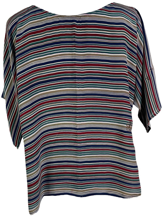 PRC6653 Avatar Pure Silk Side Slit Top - Velora